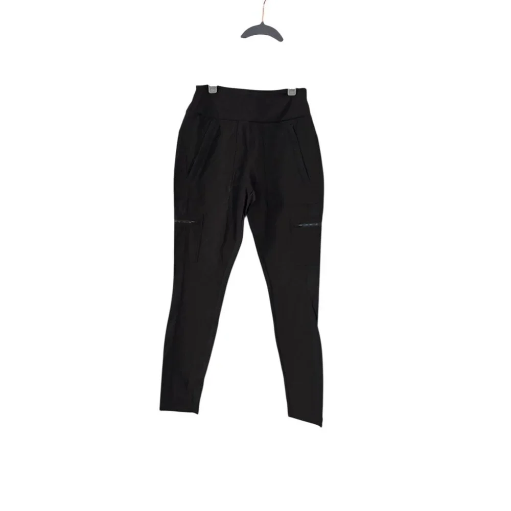 Athleta Headlands Hybrid Cargo Pant Skinny Black Womens Size 4 - Picture 1 of 6